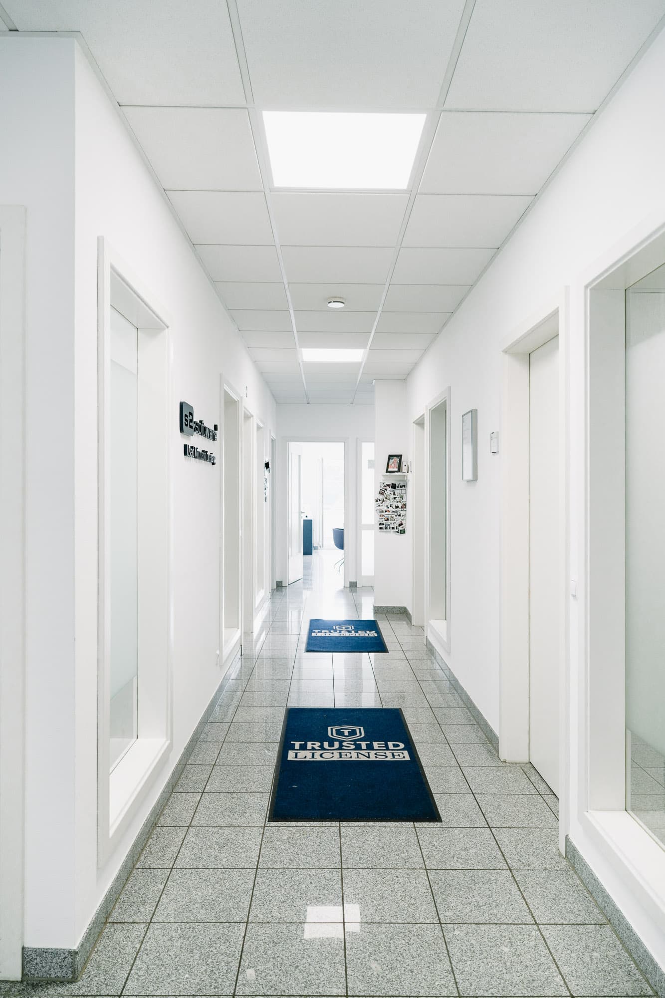 Flur im Büro der s2-Software GmbH in Cochem