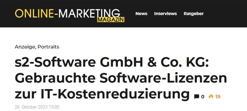 Gebrauchte Software-Lizenzen zur IT-Kostenreduzierung