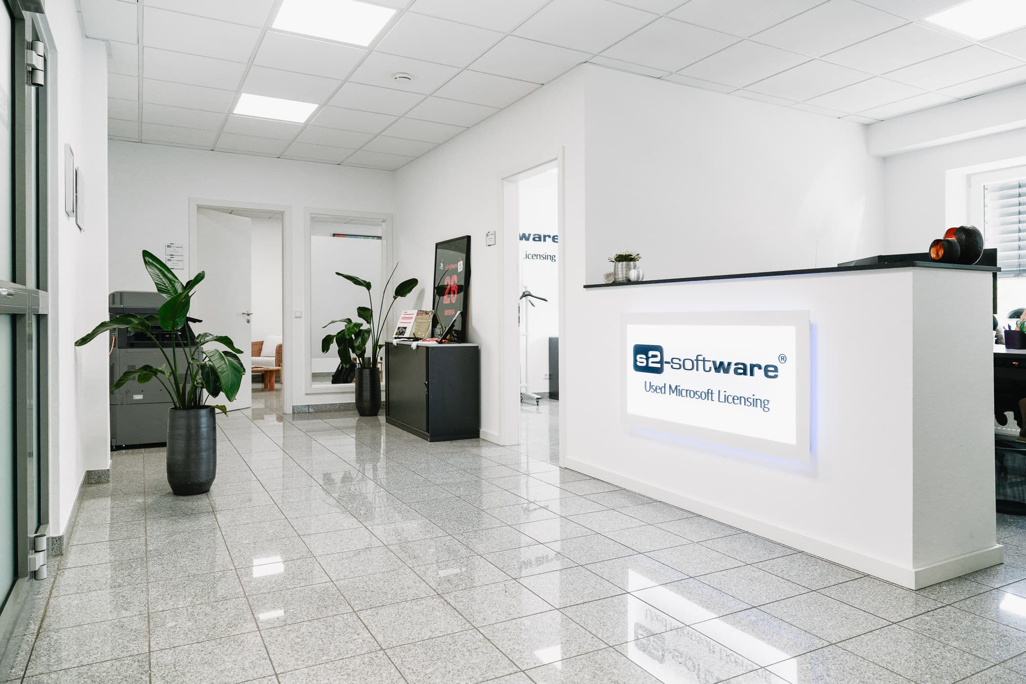 Empfangstresen der s2-Software GmbH in Cochem