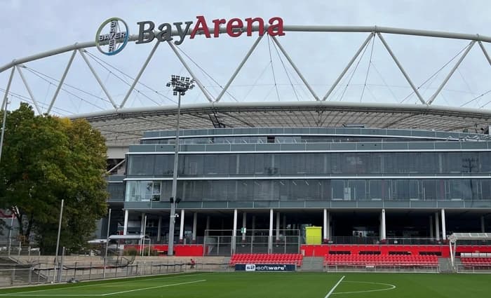 Außenansicht der BayArena